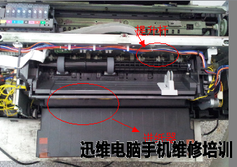 佳能PRO-9000A3喷墨打印机黄绿灯交替闪11下维修