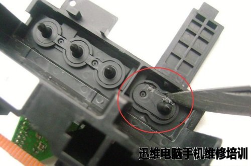 爱普生Epson四色打印机喷墨头拆解(二) 图1