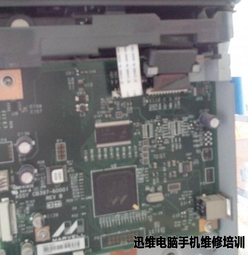 HP M1005一体机卡纸 更换定影膜维修 图5