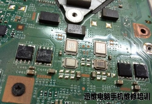 联想B460 开不了机 大短路故障维修 图2