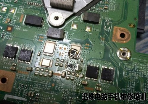 联想B460 开不了机 大短路故障维修 图3