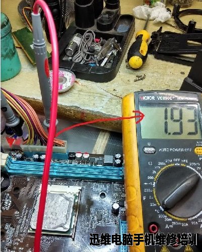威硕A78AM3主板不能触发加电开机维修 图2