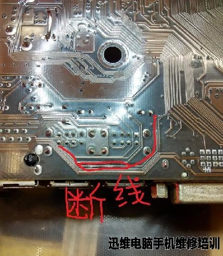 威硕A78AM3主板不能触发加电开机维修 图3