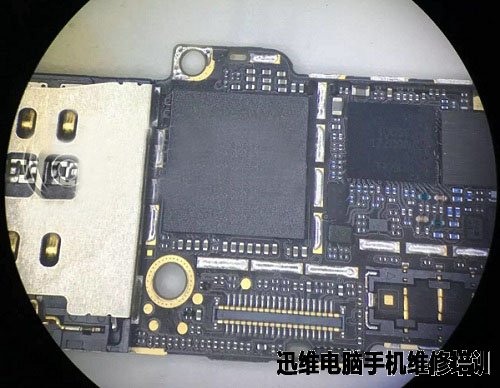 iPhone5s信号突然消失,刷机报错4005维修 图1