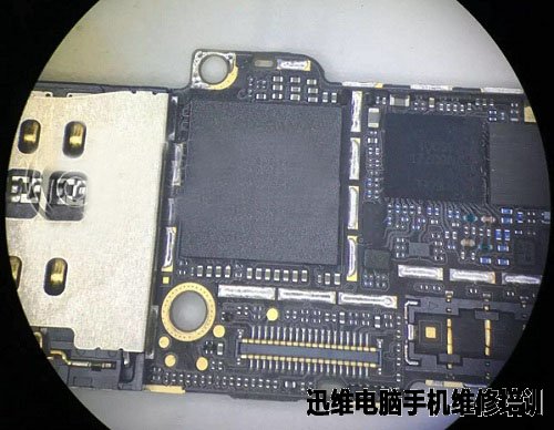 iPhone5s信号突然消失，刷机报错4005维修 图1