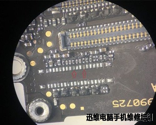 iPhone6P进水无触摸无指纹无照相的维修