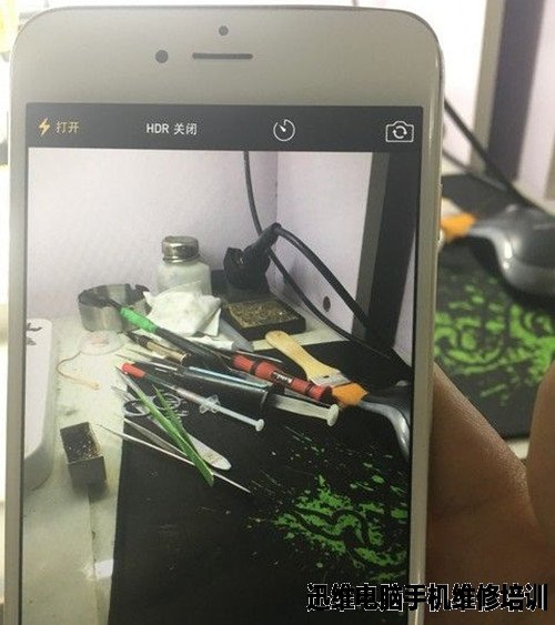 iPhone6P进水无触摸无指纹无照相的维修