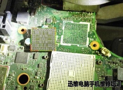 HP4416 开机不显示 植球维修 图7