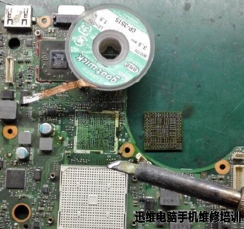 HP4416 开机不显示 植球维修 图9