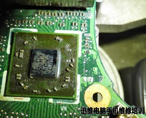 HP4416 开机不显示 植球维修 图15