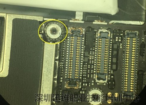 iPhone6手机屏幕不显示-左侧螺丝孔