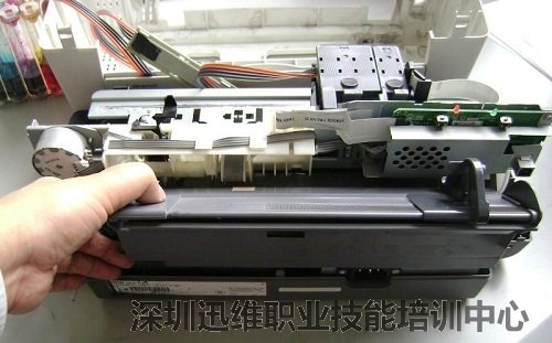 拆修家用喷墨打印机EPSON ME1+，解决打印机卡纸故障（图12）