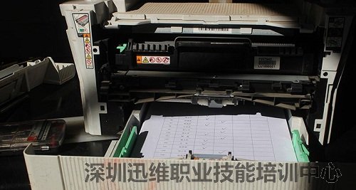 联想M7400扫描复印打印一体机卡纸拆修（图13）