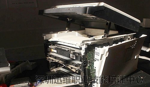 联想M7400扫描复印打印一体机卡纸拆修（图15）
