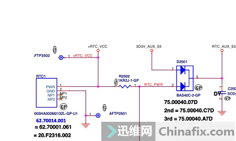 迅维远程网络教学学员分享戴尔14-3442-RTC电路故障案例