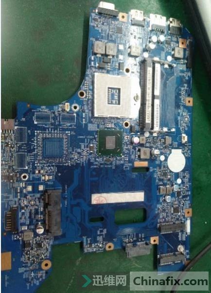 迅维培训两个月考核LZ57主板不开机故障顺利过关!