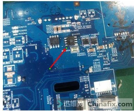 迅维培训两个月考核LZ57主板不开机故障顺利过关!