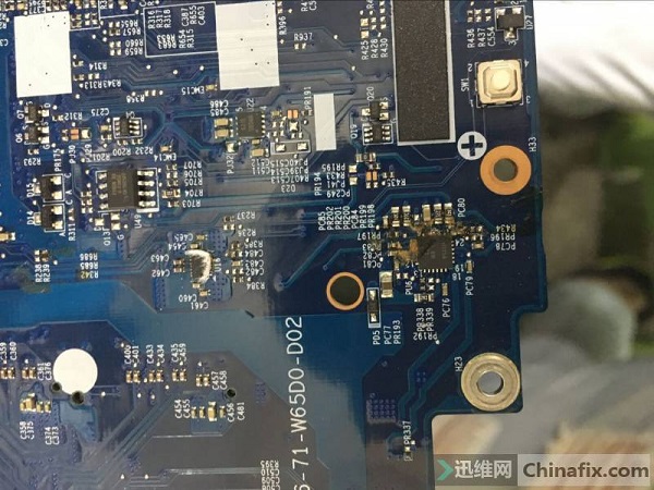 迅维实地面授培训学员新年巨献:神舟战神K650D艰难维修一例