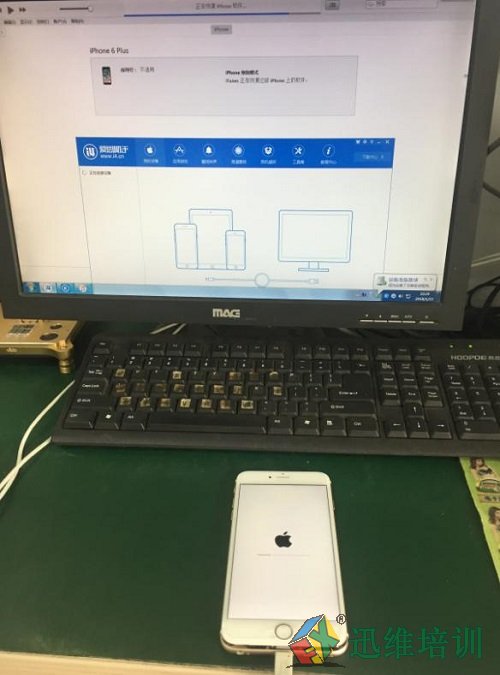 iPhone6 Plus扩容后手机无法开机,刷机报错40维修 图6