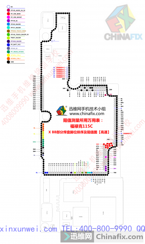 iPhone X摔后手机触摸屏失灵维修 图5