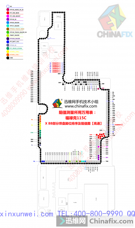 iPhone X摔后手机触摸屏失灵维修　图5