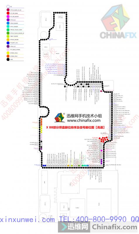 iPhone X摔后手机触摸屏失灵维修　图6