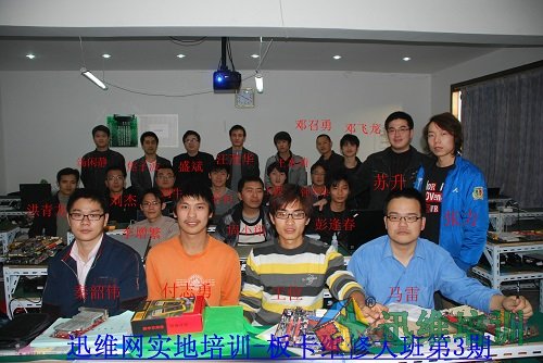 迅维培训--2010年优秀学员合影展示