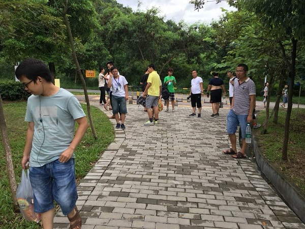 秋高气爽,迅维学员凤凰山游玩