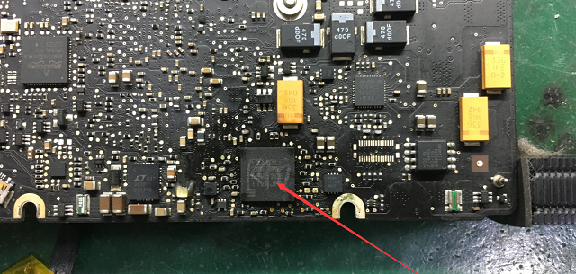 MacBook A1278笔记本不触发,绿灯不亮维修