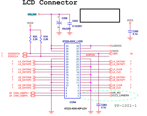 示波器秒杀NEC Ll550笔记本暗屏故障