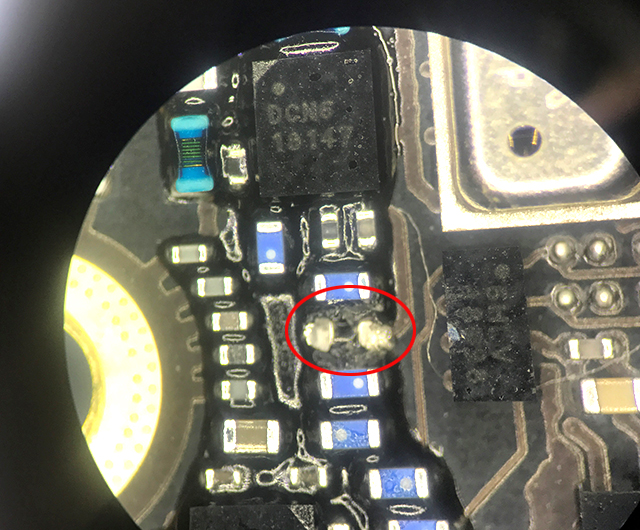 iPhone 8Plus手机开机不显示充电,关机充电很慢维修 图5