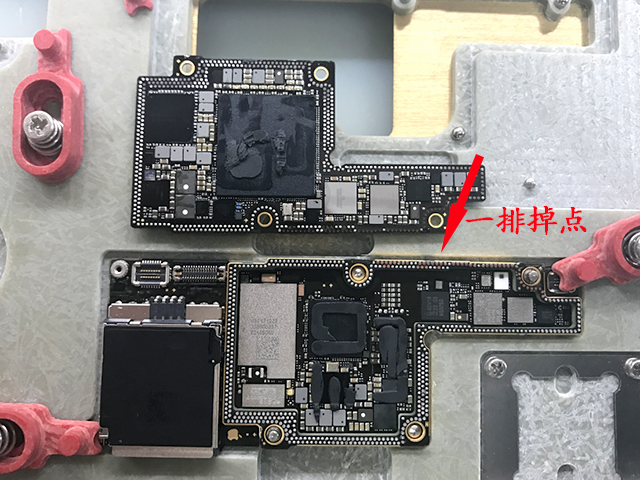 iPhone X摔后手机不开机,刷机报错56维修 图3