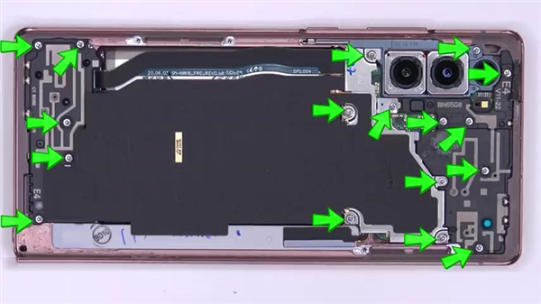 5G手机三星Galaxy Note20拆机 图4