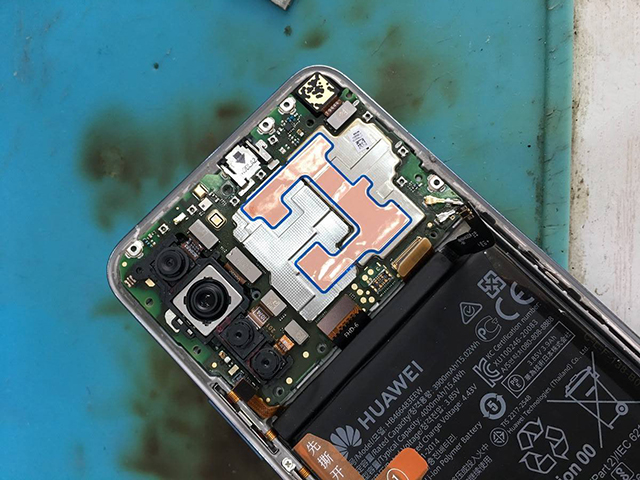 华为nova 7se 5G款手机严重进水不开机维修 图2