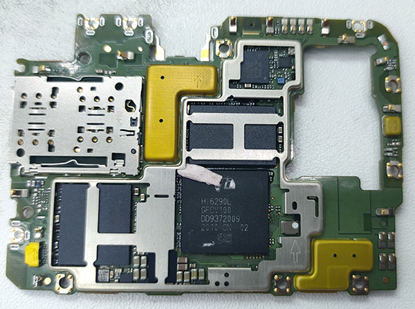 5G手机华为Nova 7se摔后有4G信号无法上网维修 图2