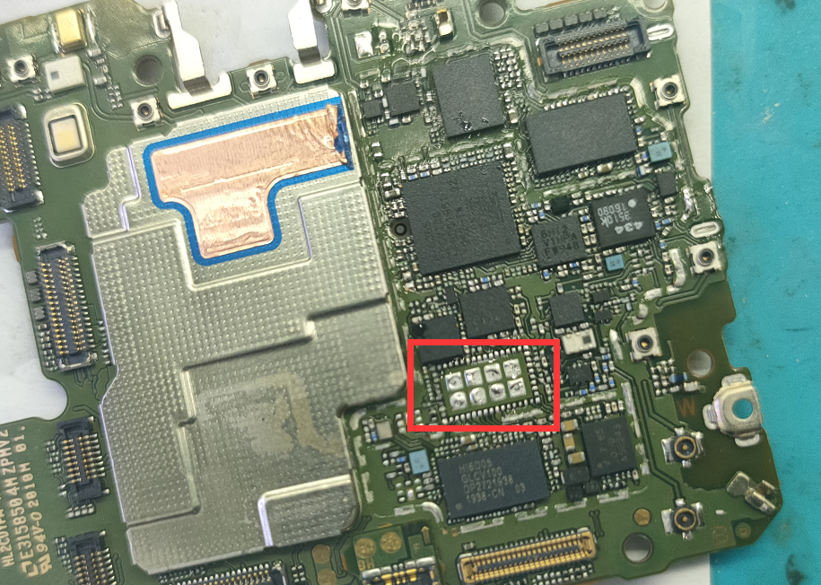 5G手机华为Nova 7se摔后有4G信号无法上网维修 图3