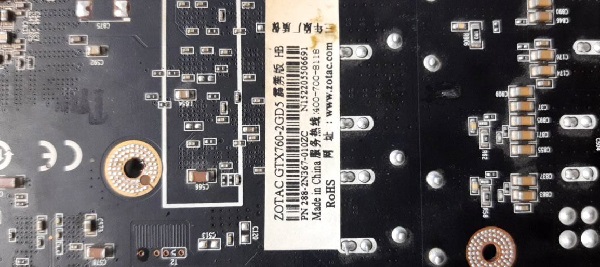 某鱼淘索泰gtx760显卡花屏维修 图1