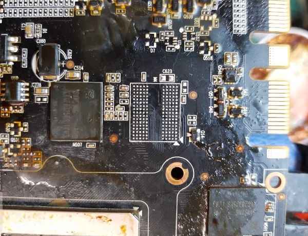 某鱼淘索泰gtx760显卡花屏维修 图4