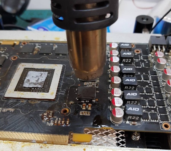 某鱼淘索泰gtx760显卡花屏维修 图7