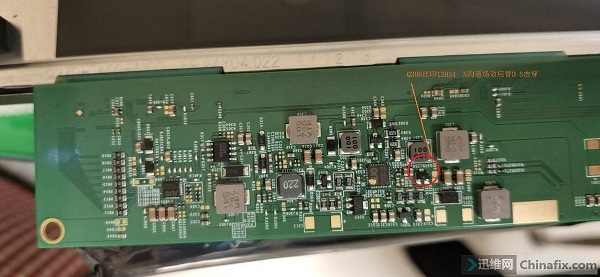 华硕ASUS VG278液晶显示器白屏通病维修 图2