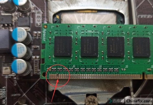 迅维培训学员分享:华擎H61M-VS主板触发掉电,风扇转一下就停 图2