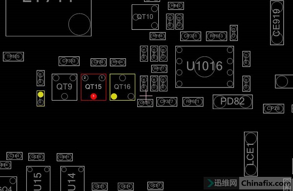 迅维培训学员分享:华擎H61M-VS主板触发掉电,风扇转一下就停 图7