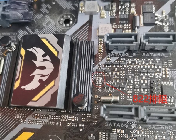 华硕TUF B360M-PLUS GAMING主板不触发,间歇性掉电维修 图2