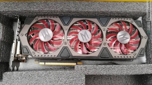 影驰GTX970 GAME显卡开机黑屏不显示维修 图1