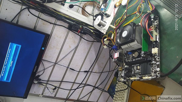 迅维培训实地学员分享:技嘉GA-H81M-DS2主板开机点不亮维修 图6