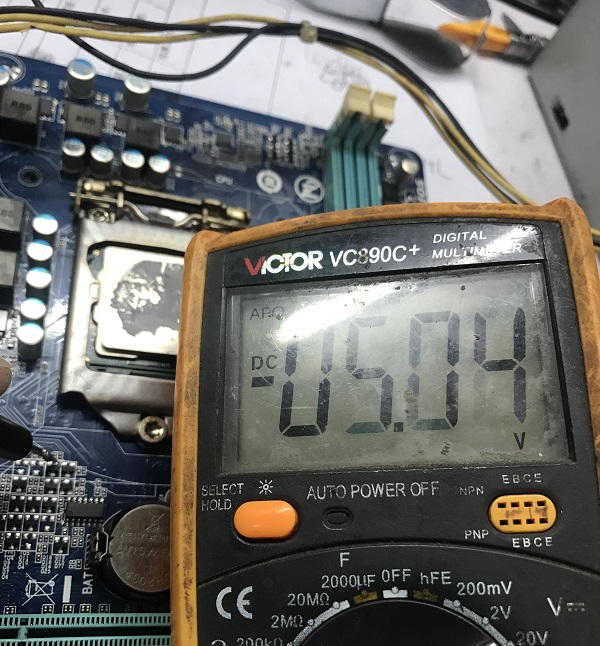 迅维培训学员分享:技嘉GA-H61M-DS2主板反复上电掉电维修 图5