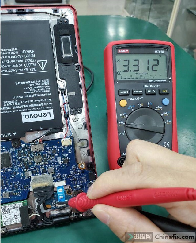 迅维远程学员分享:联想700s-14isk笔记本不开机维修 图11