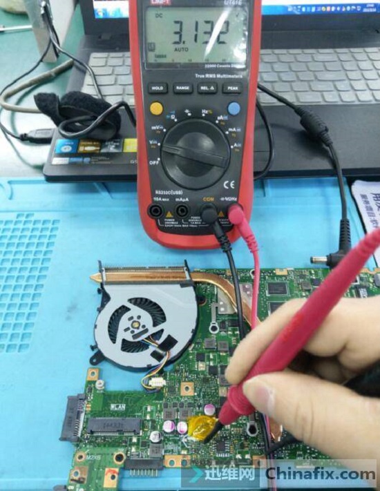 迅维远程学员分享:华硕Y483L笔记本不开机维修 图5