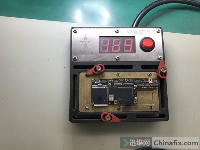 iPhoneX摔后手机无基带,屏幕有绿线维修 图7