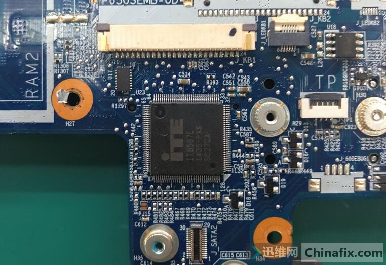 迅维远程学员分享:神舟战神Z7-I78172 S1不开机维修 图4